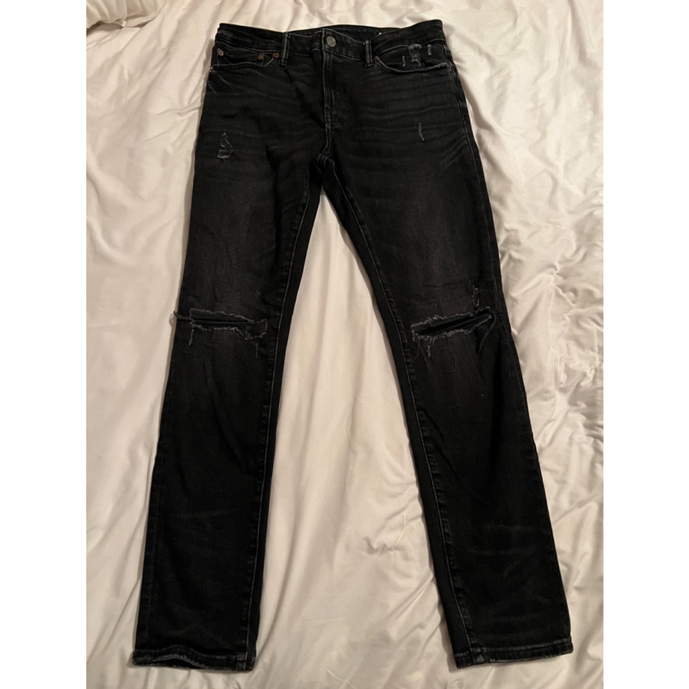 Men's American Eagle Jeans, Black, 32x32 Airflex